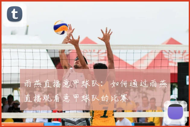 雨燕直播意甲球队:如何通过雨燕直播观看意甲球队的比赛