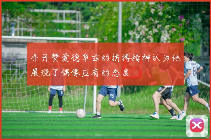 乔丹赞爱德华兹的拼搏精神认为他展现了偶像应有的态度