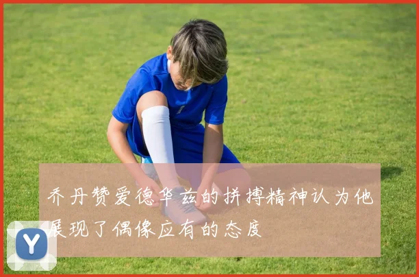 乔丹赞爱德华兹的拼搏精神认为他展现了偶像应有的态度